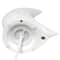 Simple Designs Porcelain Moon Shaped Table Lamp